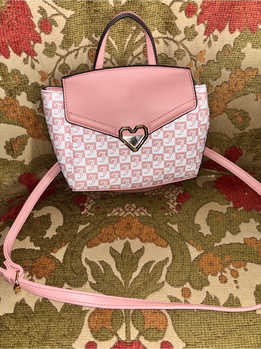 Juicy Couture Heart-Accent Mini Satchel Handbag